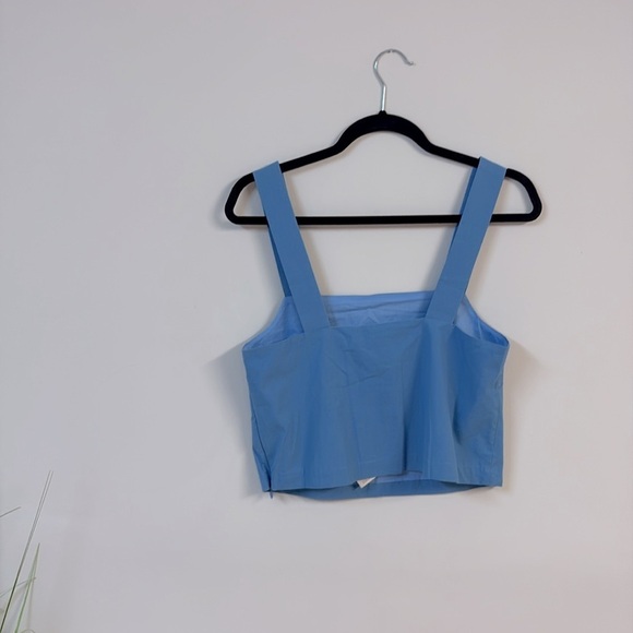 BNWT Frank and Oak Women’s blue the poplin shell Top size S - Picture 3 of 4